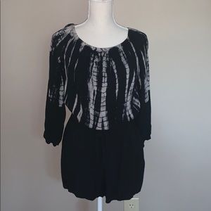 Flowy tye-dye romper